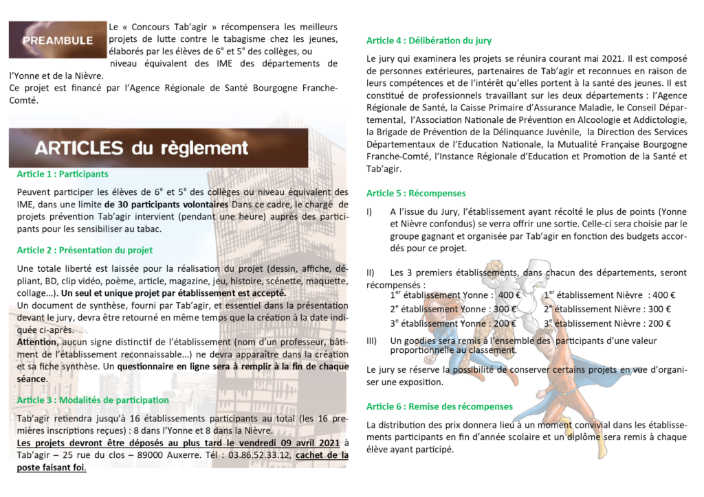 Reglement Concours